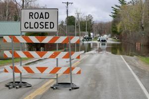 Don't cross barricades, road closed signs for your safety and that of first responders