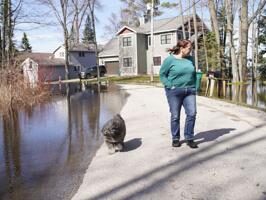 Manistee waters receding, Cadillac lakes remain high